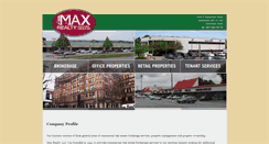 Desktop Screenshot of maxrealty.com